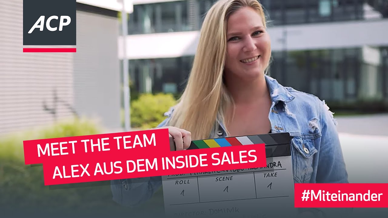 Alex aus dem Inside Sales erzählt über ihren Werdegang bei ACP - YouTube