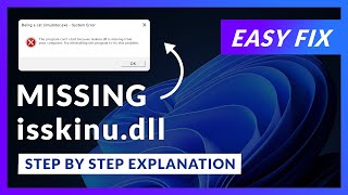 isskinu.dll Error Windows 11 | 2x FIX | 2023