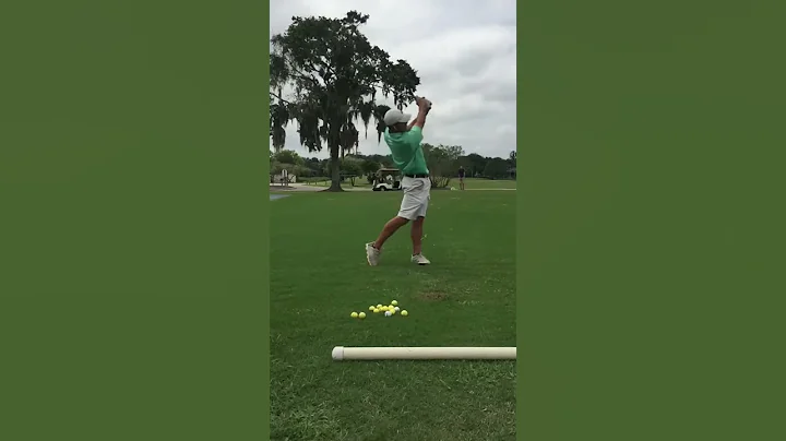 Eric Busalacchi slow motion driver swing face on v...