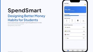 I designed a Finance App for Students — Full UIUX Case Study 💰
