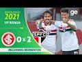 INTERNACIONAL 0 X 2 SÃO PAULO | MELHORES MOMENTOS | 10ª RODADA BRASILEIRÃO 2021 | ge.globo