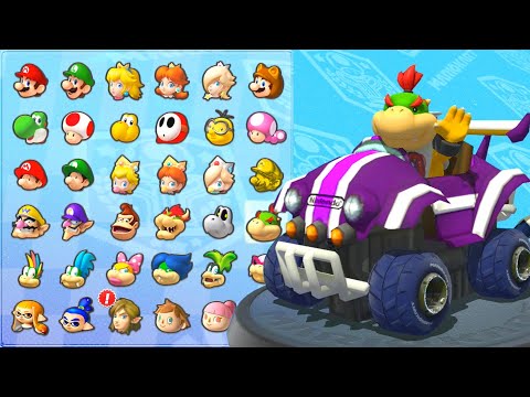 マリオカート8デラックス】クッパJr（ホットラリー）のこのは