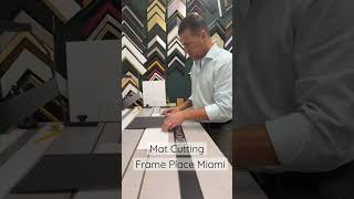 Mat Cutting #matcutting #doralflorida #frames #doralmiami #miami