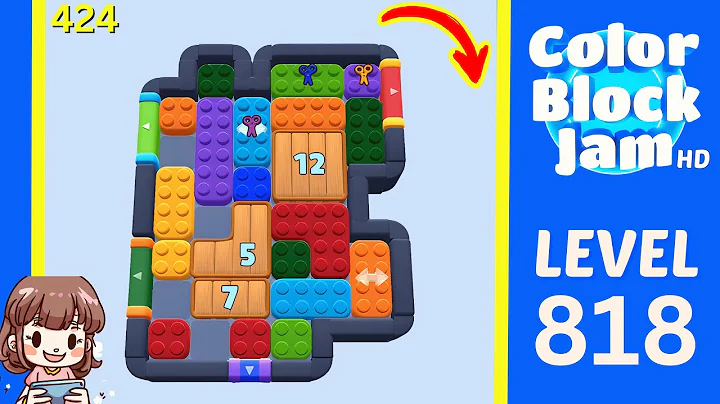 Color Block Jam Level 424 (818) Solution Walkthrough