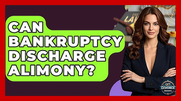 Can Bankruptcy Discharge Alimony? - Get Divorce Answers