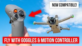 Dji Mini 3 Pro New Firmware - Fly Using Goggles Motion Controller