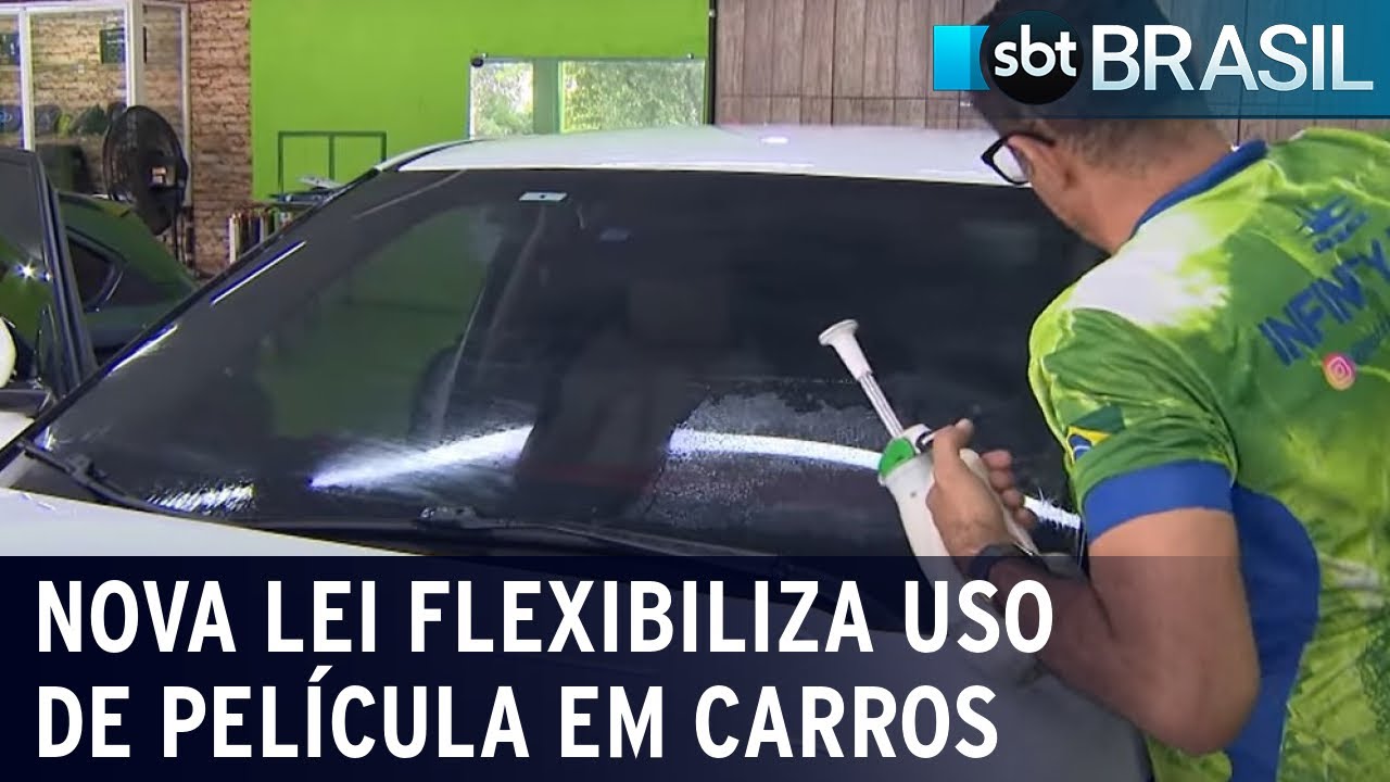 Nova Lei Flexibiliza Uso De Pel cula Em Carros SBT Brasil 11 01 23 Nova lei flexibiliza uso de pel cula em carros sbt brasil 11 01 23