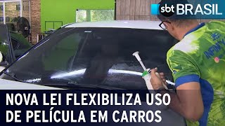 Nova lei flexibiliza uso de película em carros | SBT Brasil (11/01/23)