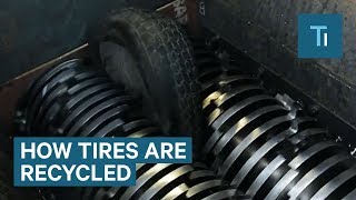 How Tires Are Recycled Into Material For Playgrounds