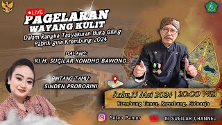 KI H. SUGILAR KONDHO BAWONO FEAT PROBORINI LAKON LAKON SRI SEDONO LIVE PG KREMBUNG SIDOARJO