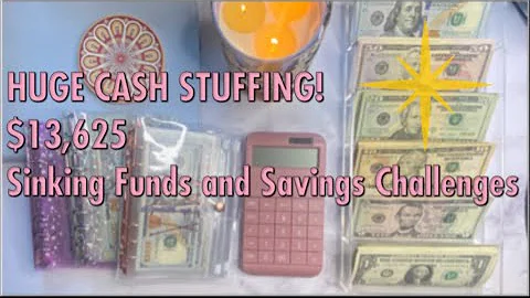 CASH STUFFING $13,625! | SINKING FUNDS | SAVINGS CHALLENGES | Apr 2022 #3