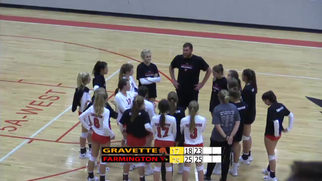 Farmington vs. GravetteVolleyball9/6/18 YouTube
