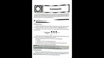 Bounded Set, g.l.b., greatest lower bound, B.Sc., Real Analysis