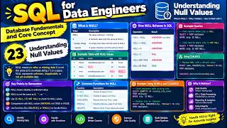 23. SQL for Data Engineers - Database Fundamentals and Core Concept   - Understanding Null Values