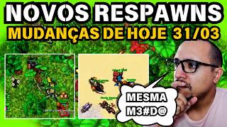 NOVOS RESPAWNS no TIBIA, MELHOROU OU PIOROU?🤔 UPDATE 31/03/2026
