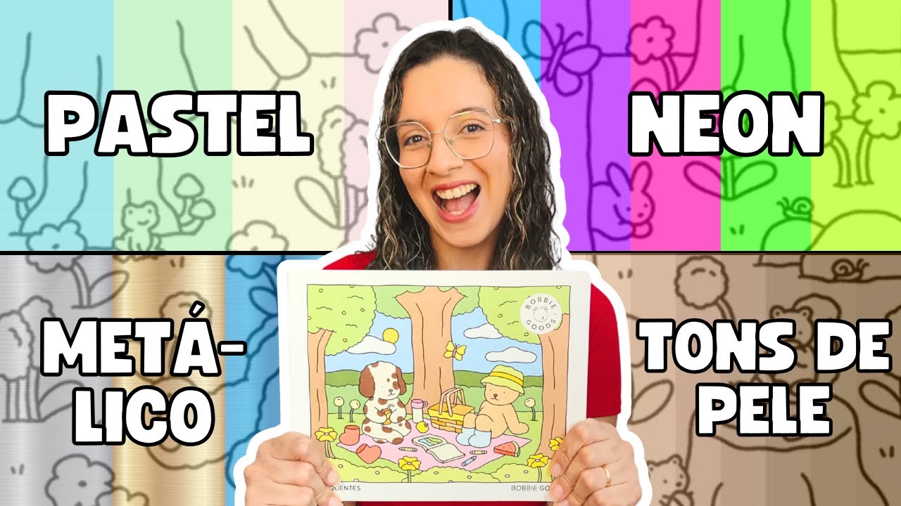 Pintando BOBBIE GOODS só com LÁPIS DE COR!!