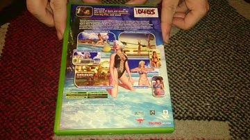 Nostalgamer Unboxes Dead Or Alive Extreme Beach Volley Ball On Microsoft Xbox UK PAL System Version
