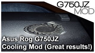 Asus Rog G750JZ Cooling Mod - Crazy results