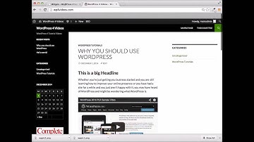 WordPress 4 Basics - How To Use Widgets and Menus (11 of 11)