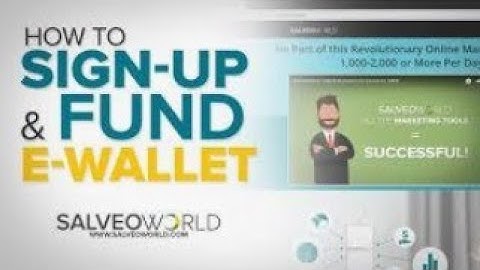 SALVEOWORLD SIGN UP