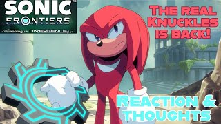 Knuckles is back! (Sonic Frontiers Divergence)