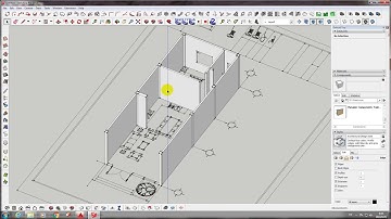 VẼ NHÀ CẤP 4 SKETCHUP