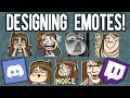 How I made Emotes for Twitch and Discord! Steps and Tips - Clip Studio Paint