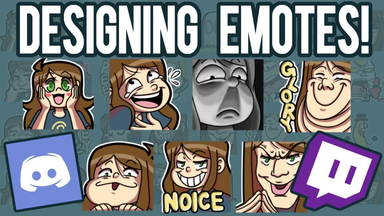 How I made Emotes for Twitch and Discord! Steps and Tips - Clip Studio  Paint - YouTube