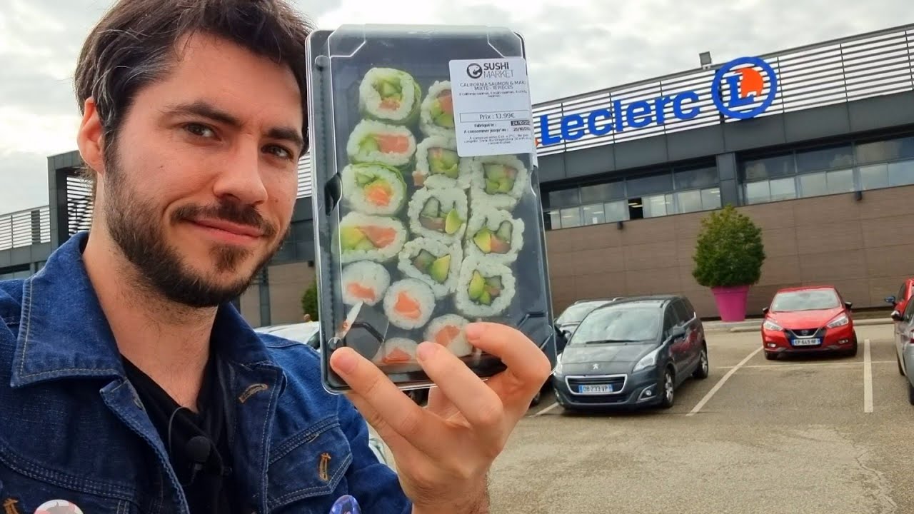 Dégustation SUSHI MARKET de LECLERC