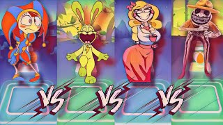 🎮 Pomni Digital Circus VS Hoppy Hopscotch VS Miss Delight VS Zoonomaly | Tiles Hop