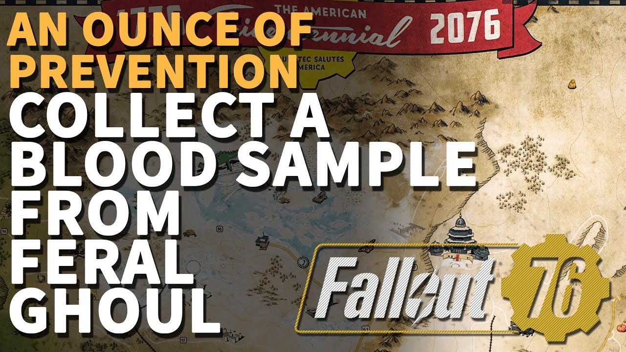 Collect a blood sample from Feral Ghoul Fallout 76 - YouTube