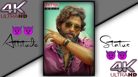 😡😡Killar Boy Mood Off Attitude Video 👿👿Allu Arjun 4K HD  Video || Pushpa Movie Status || 👿👿Attitude