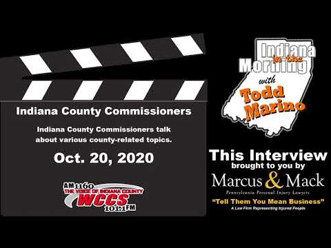 Indiana in the Morning Interview: Indiana County Commissioners (10-20-20)