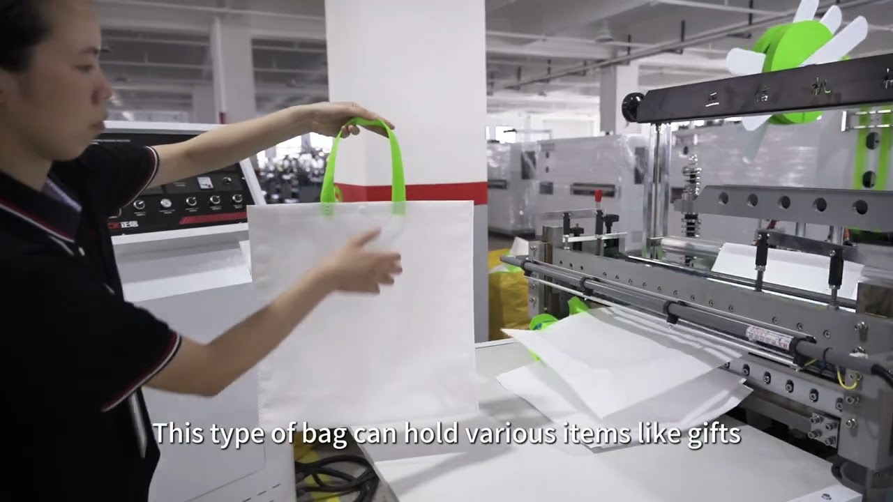 ZXL-E700 5-in-1 Button Type Non woven Bag Making Machine -can
