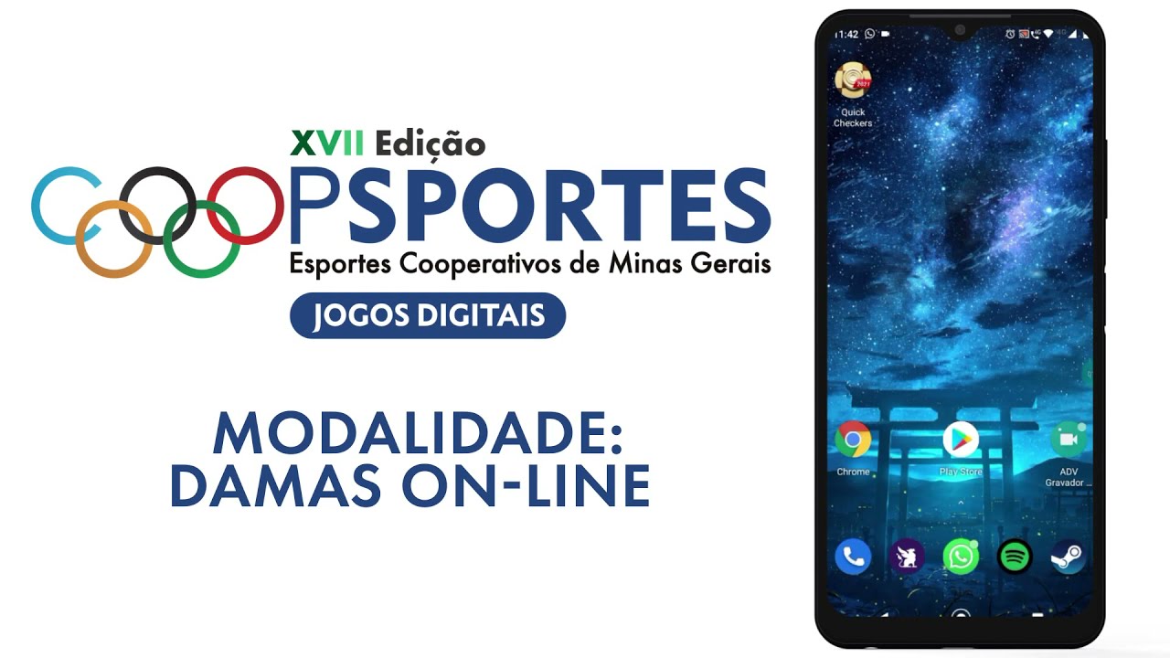 Damas on-line - III EDIÇÃO COOPSPORTES DIGITAL