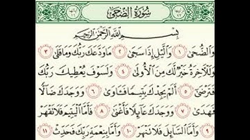 سورة التين و الشرح و الضحي و الليل و الشمس - بصوت القارئ( ياسر الفيلكاوي)