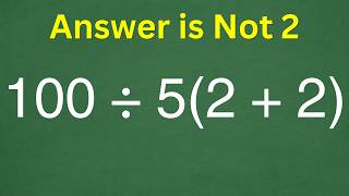 This Easy Math Problem Has Everyone Confused!