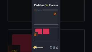 💡Padding vs Margin: The Secret to Perfect CSS Layouts! 💥  Learn in under 30 seconds .