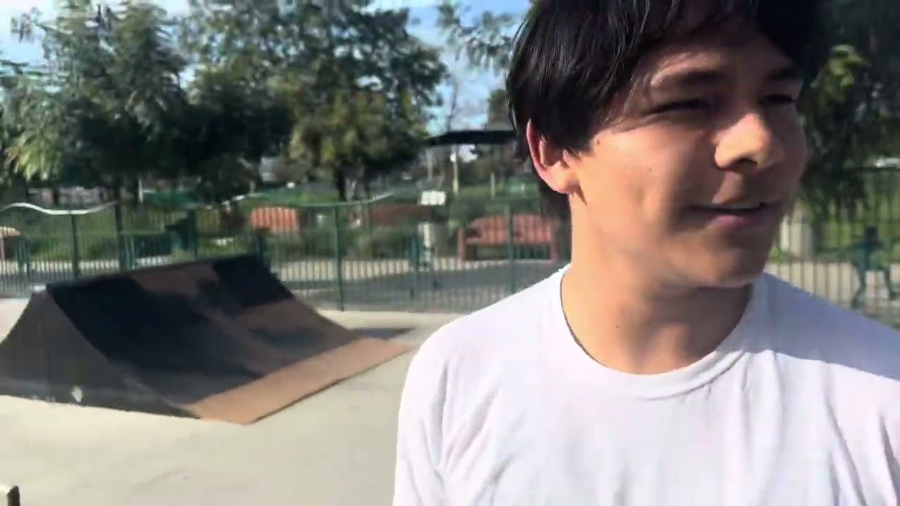 Skating with the homies