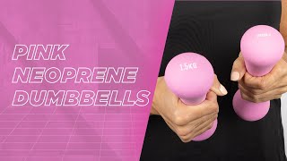 Phoenix Fitness Pink Neoprene Dumbbells screenshot 5