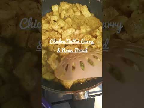       زبدة الدجاج كاري خبز نان أرز