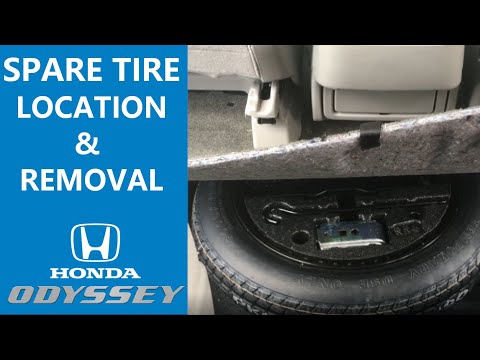Honda Odyssey spare tire location - YouTube