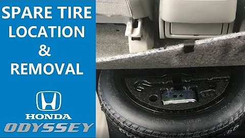 Where is the spare tire on a honda odyssey? (2024)