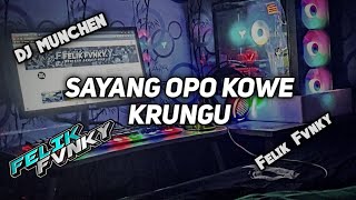 Dj Sayang Opo Kowe Krungu - Via Vallen| Remix By Felik Fvnky - @DJ.MUNCHEN|Dj Viral Tik Tok🎶