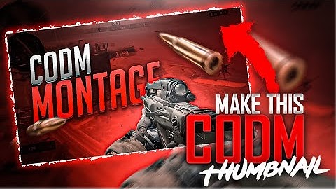 make a call of duty mobile thumbnail on android !