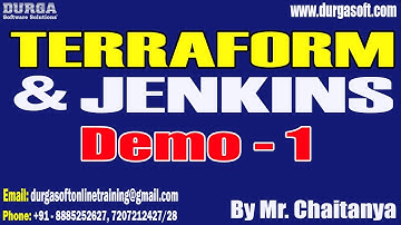 TERRAFORM & JENKINS tutorials || Demo - 1 || by Mr. Chaitanya On 19-11-2025 @7AM (IST)