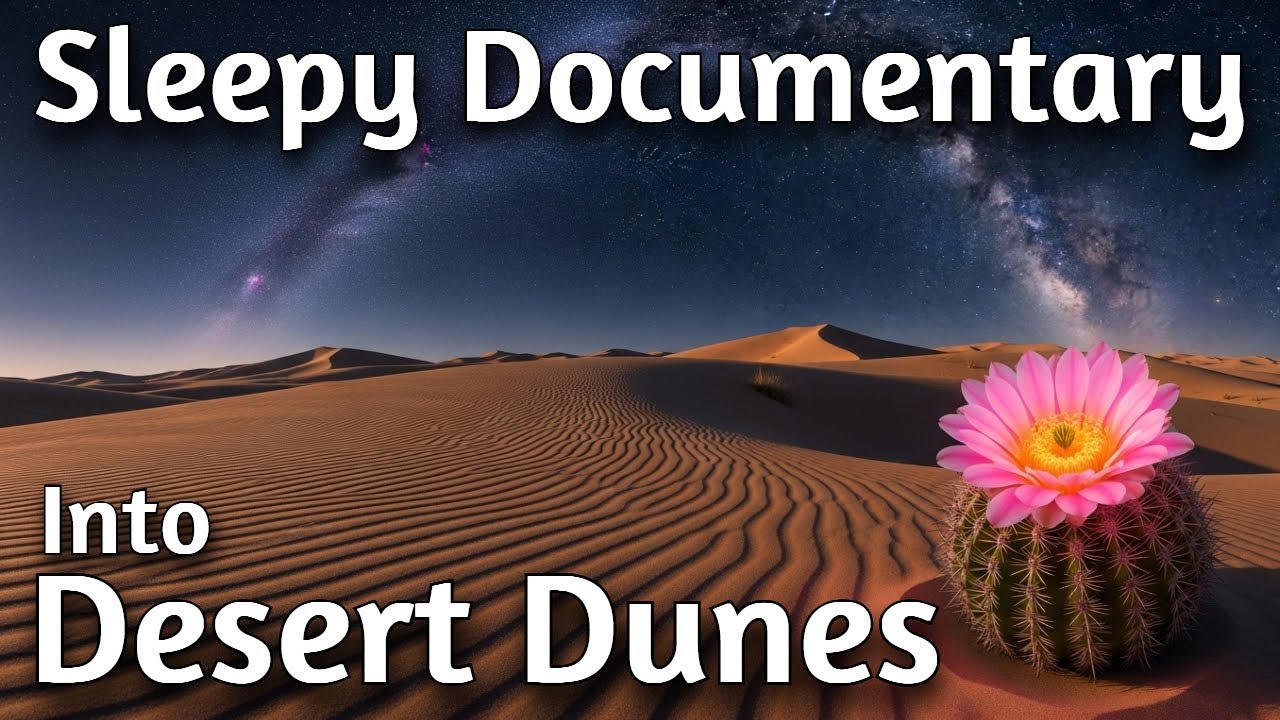 A Calm Journey Through Desert Dunes at Night | Documentary for Sleep ...