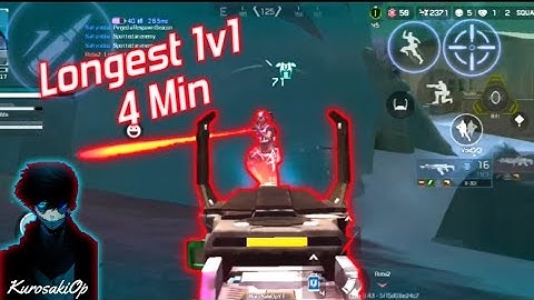 Longest 1v1 4 minutes Apex Legends Mobile