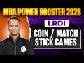 Coin / Match-stick Games : Important Questions | LRDI | CAT 2026 Preparation