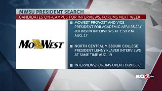 MoWest presidential search committee names finalists